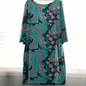 Britt by Britt Ryan Paisley Print Resort Wear Dress